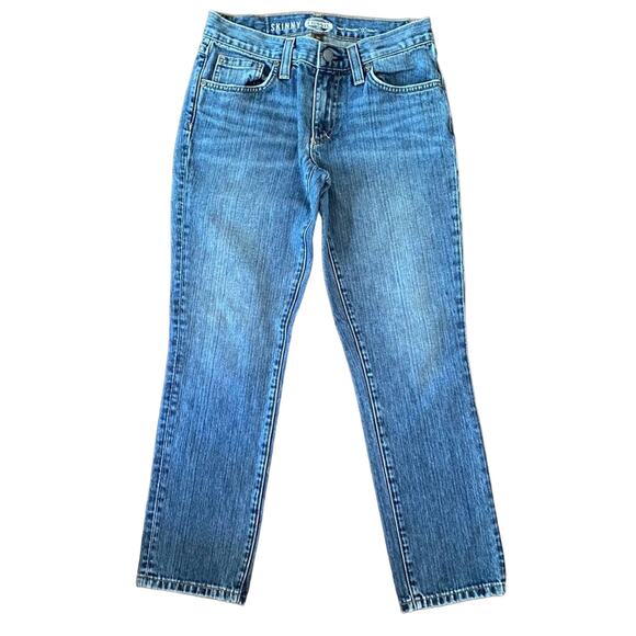 Fossil size 26 skinny cropped jeans Waist 15”, length 34”, inseam 26” - Picture 5 of 8